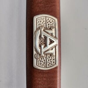 University of  Auburn Enmon Saddle Belt